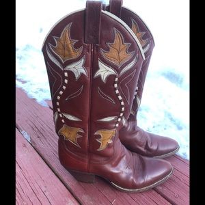 Rare Vintage Dan Post Western Boots